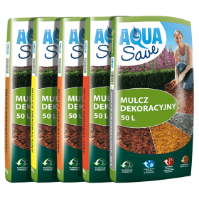 MULCZ DEKORACYJNY AQUA SAVE 50L CZERWONY