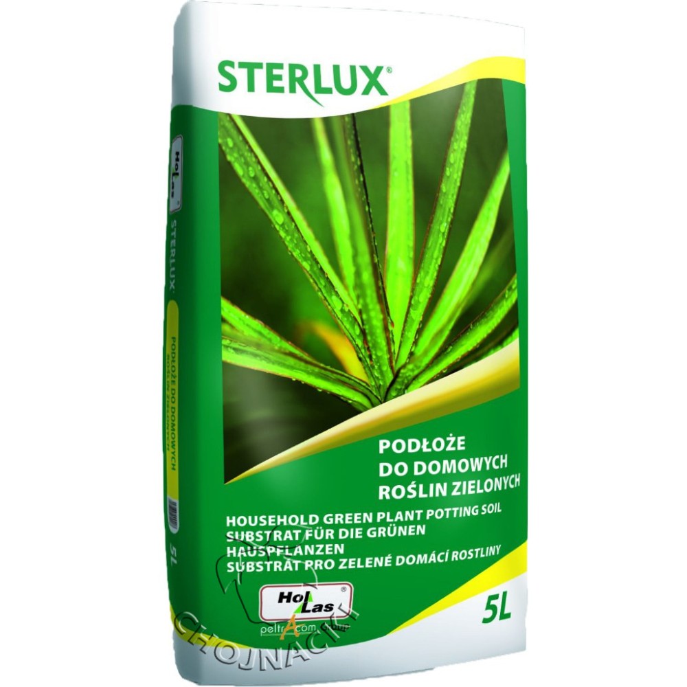 PODŁOŻE DO DOMOWYCH ROŚLIN ZIELONYCH STERLUX 5L