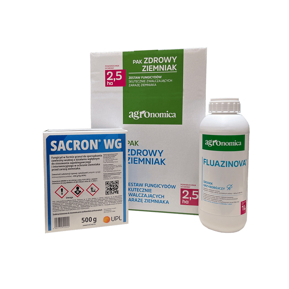 PAK ZIEMNIAK (FLUAZINOVA 1L + SACRON 0,5L) 2,5ha