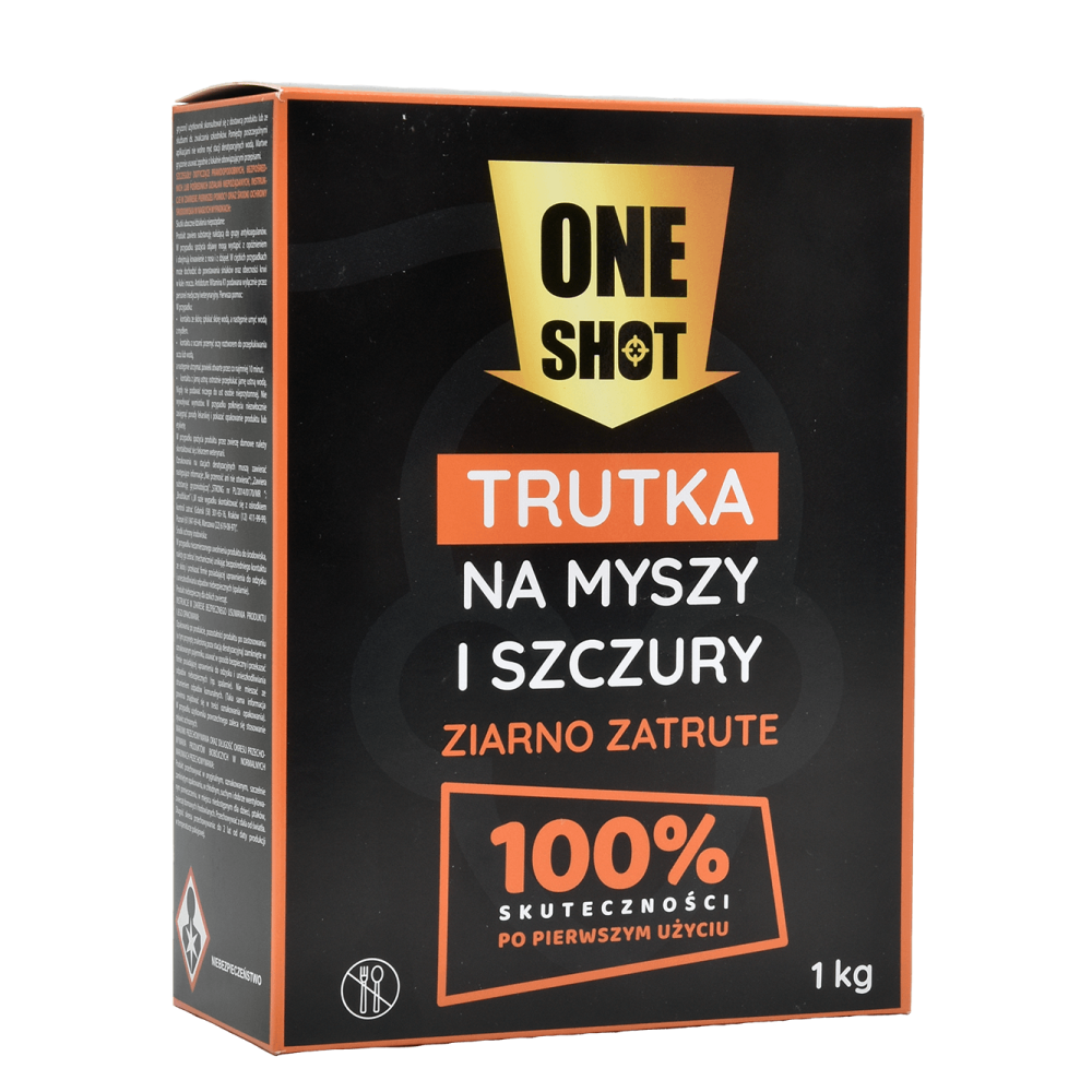 ONE SHOT NA MYSZY I SZCZURY ZIARNO 1KG