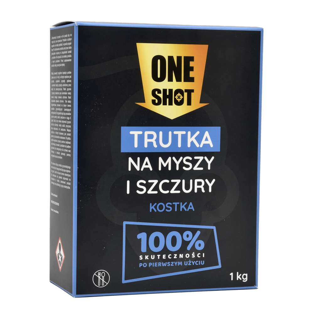 ONE SHOT NA MYSZY I SZCZURY KOSTKA 1KG