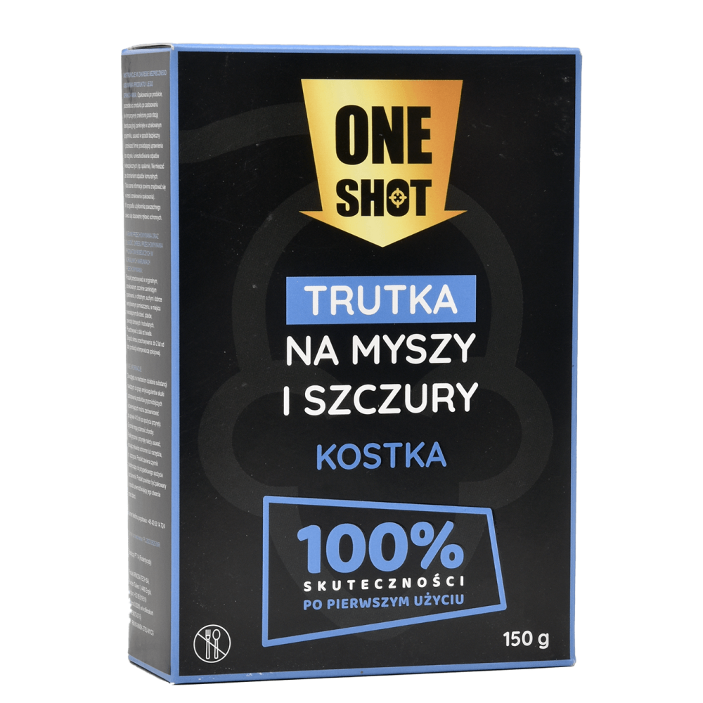 ONE SHOT NA MYSZY I SZCZURY KOSTKA 150G