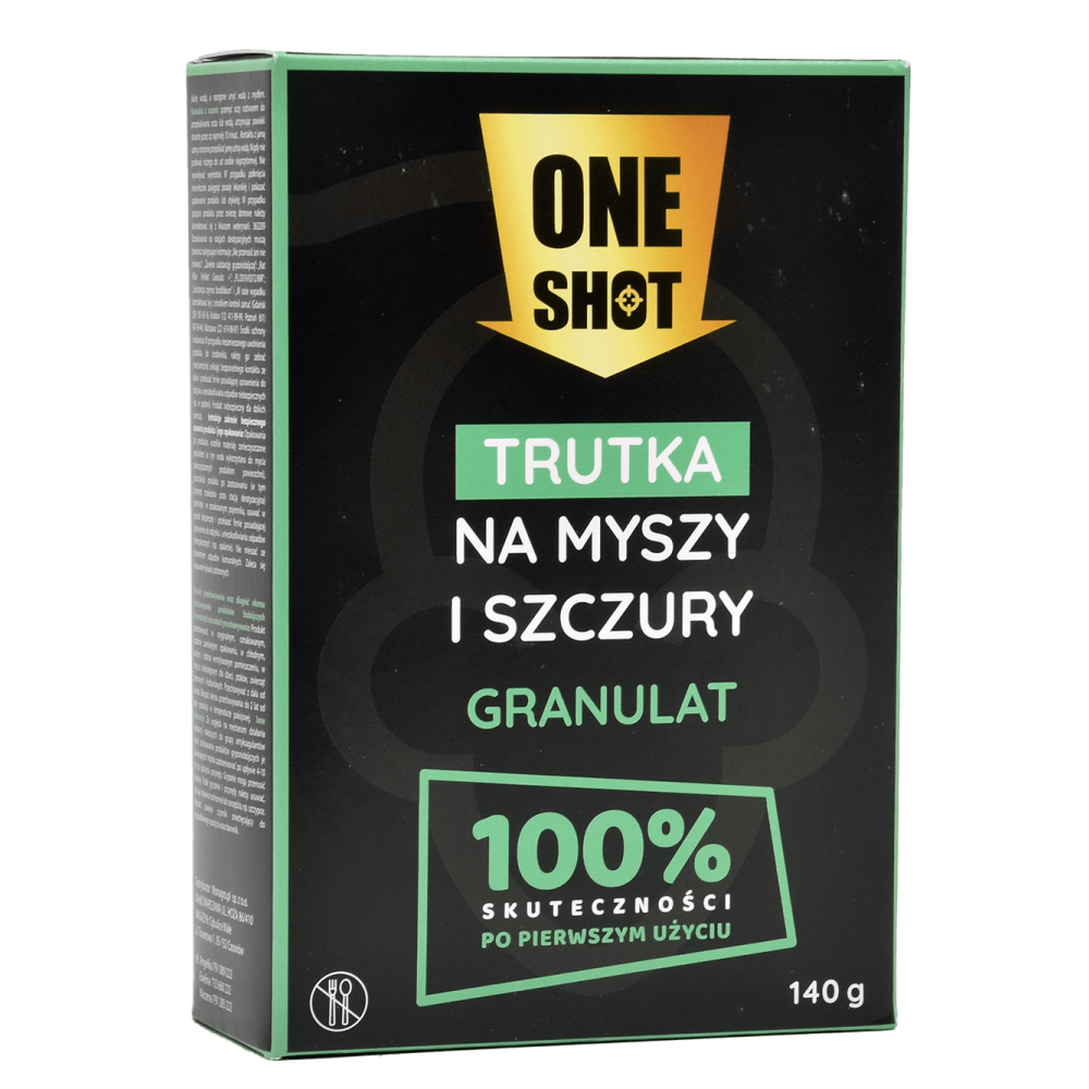 ONE SHOT NA MYSZY I SZCZURY GRANULAT 140G