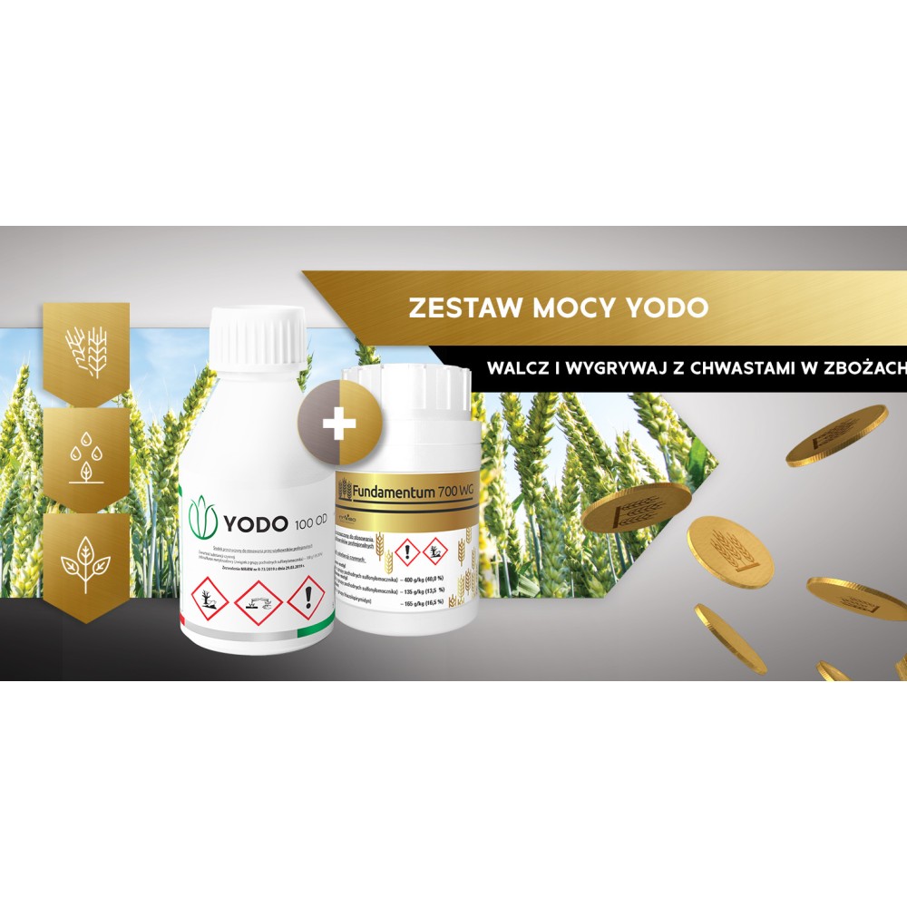 YODO 100OD 2x250ML (+ADIUSAFNER) + FUNDAMENTUM 150G (+ASYSTENT) 5HA