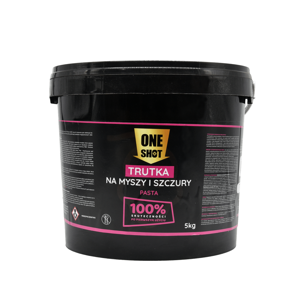ONE SHOT TRUTKA NA MYSZY I SZCZURY PASTA 5KG