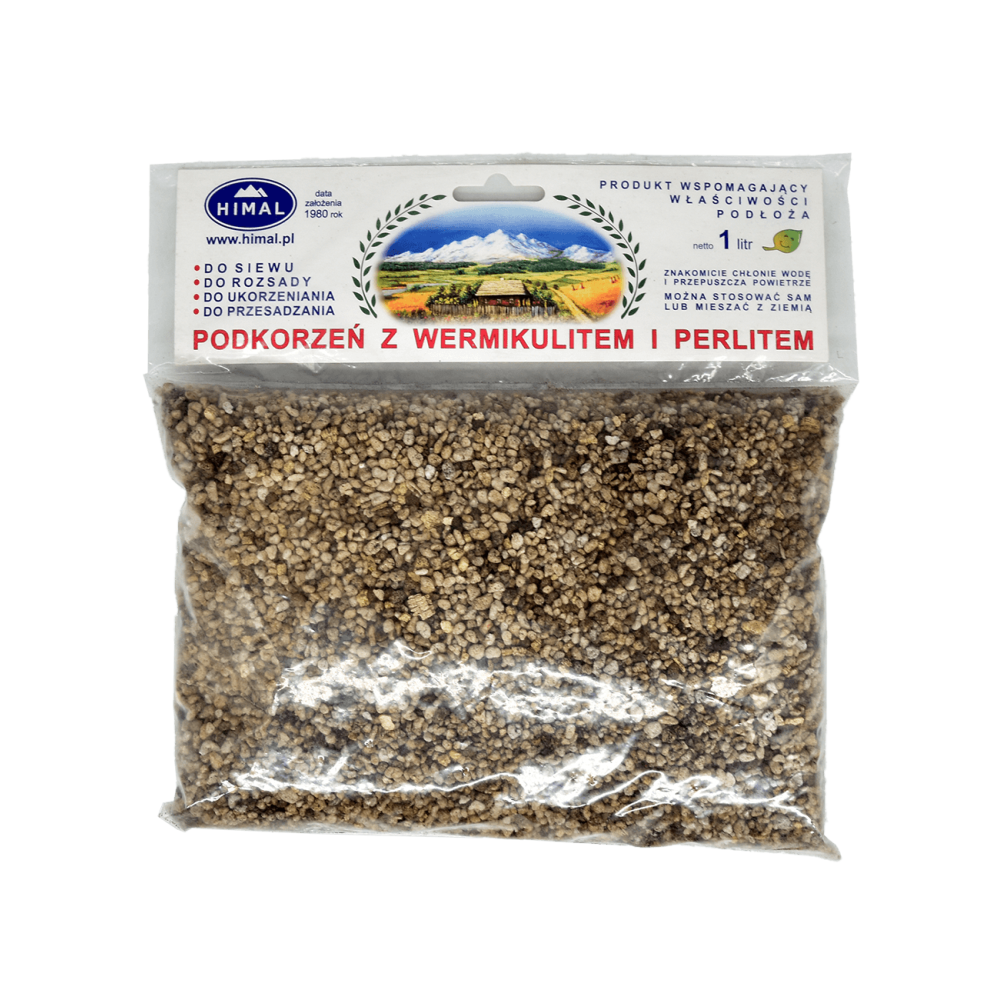 PODKORZEŃ Z WERMIKULITEM I PERLITEM 1L