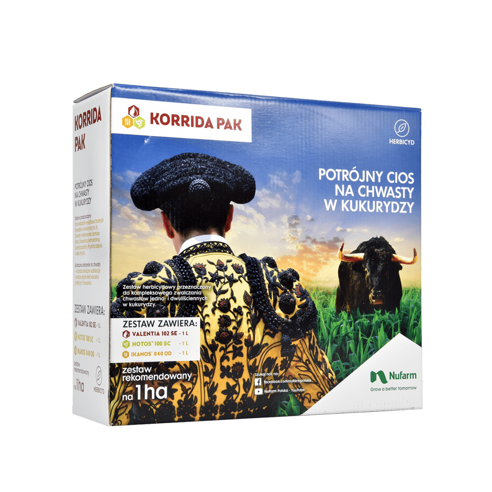 KORRIDA PAK 1HA IKANOS 1L + VALENTIA 1L + NOTOS 1L