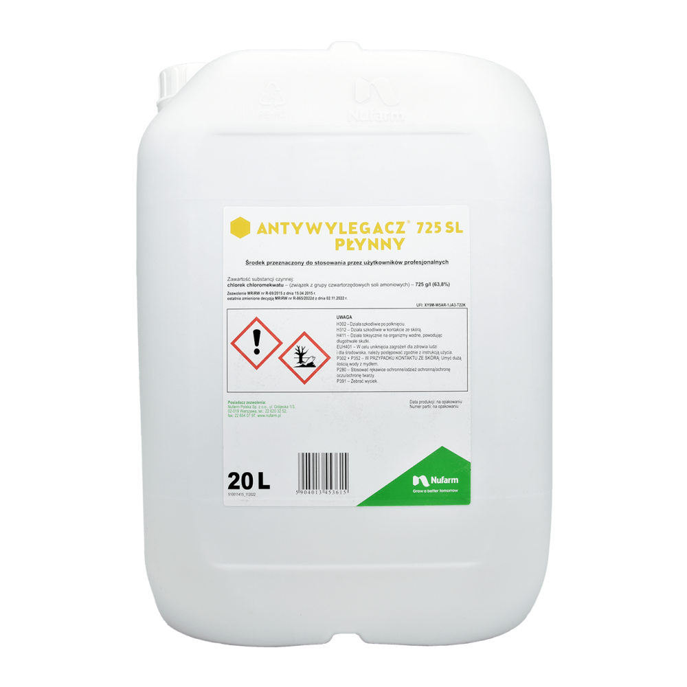 ANTYWYLEGACZ PŁYNNY 725SL 20L