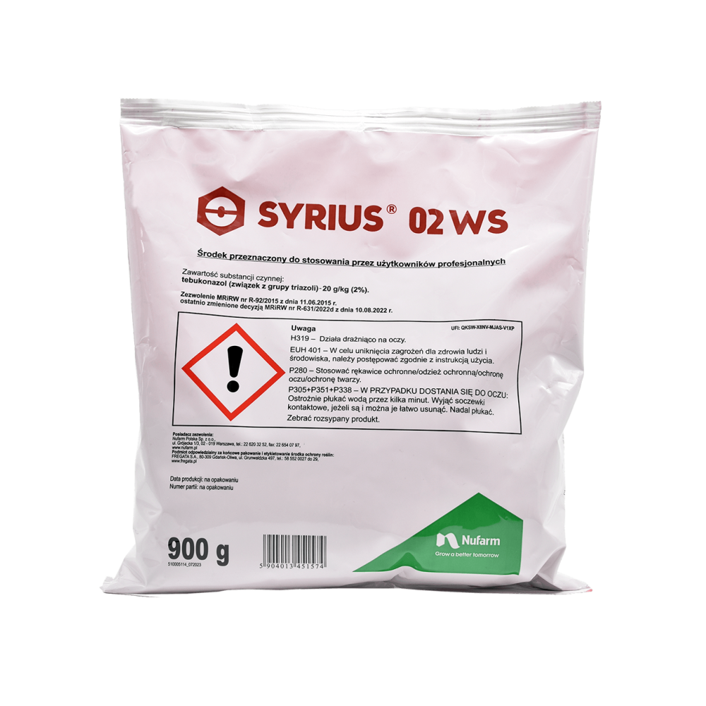 ZAPRAWA SYRIUS 02WS 0.9KG