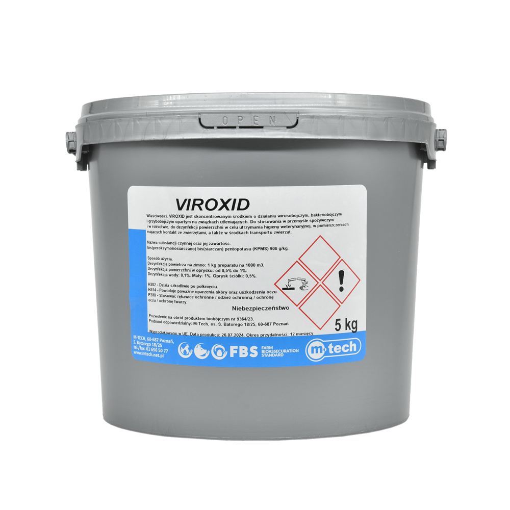VIROXID 5 KG PREPARAT DEZYNFEKCYJNY