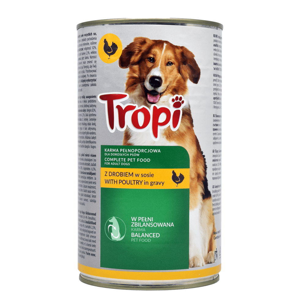 TROPI KARMA DLA PSA KAWAŁKI DRÓB 1250g
