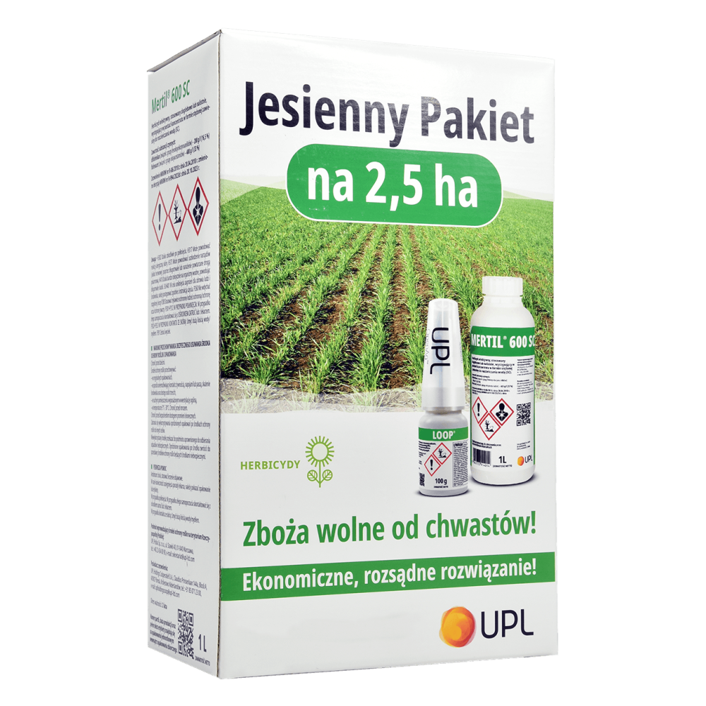 PAKIET JESIENNY (MERTIL 600 SC 1L + LOOP 0,1 KG) 2,5 ha