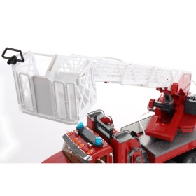 BRUDER 02821 MACK STRAŻ POŻARNA Z POMPĄ, DRABINĄ I MODUŁEM DŹWIĘKOWYM