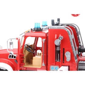 BRUDER 02821 MACK STRAŻ POŻARNA Z POMPĄ, DRABINĄ I MODUŁEM DŹWIĘKOWYM
