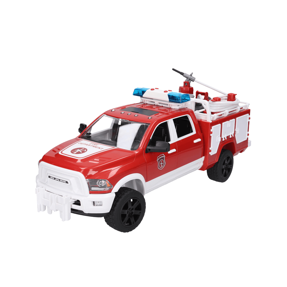 BRUDER 02544 DODGE RAM 2500 STRAŻ POŻARNA Z ARMATKĄ