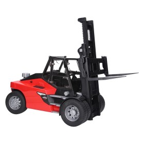 BRUDER 02513 WÓZEK WIDŁOWY LINDE HT160 Z PALETĄ I Z KOSZEM