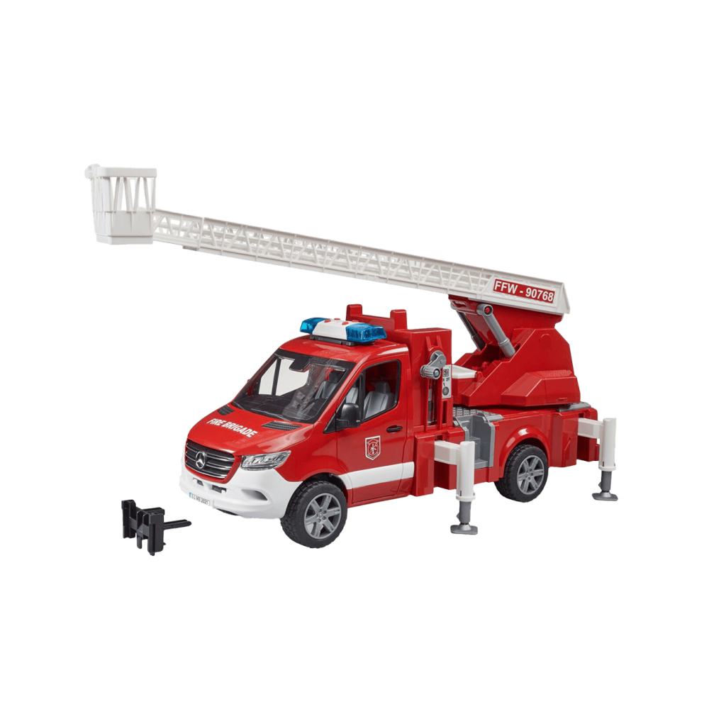 MB SPRINTER STRAŻ POŻARNA Z DRABINKĄ OBROTOWĄ 02673