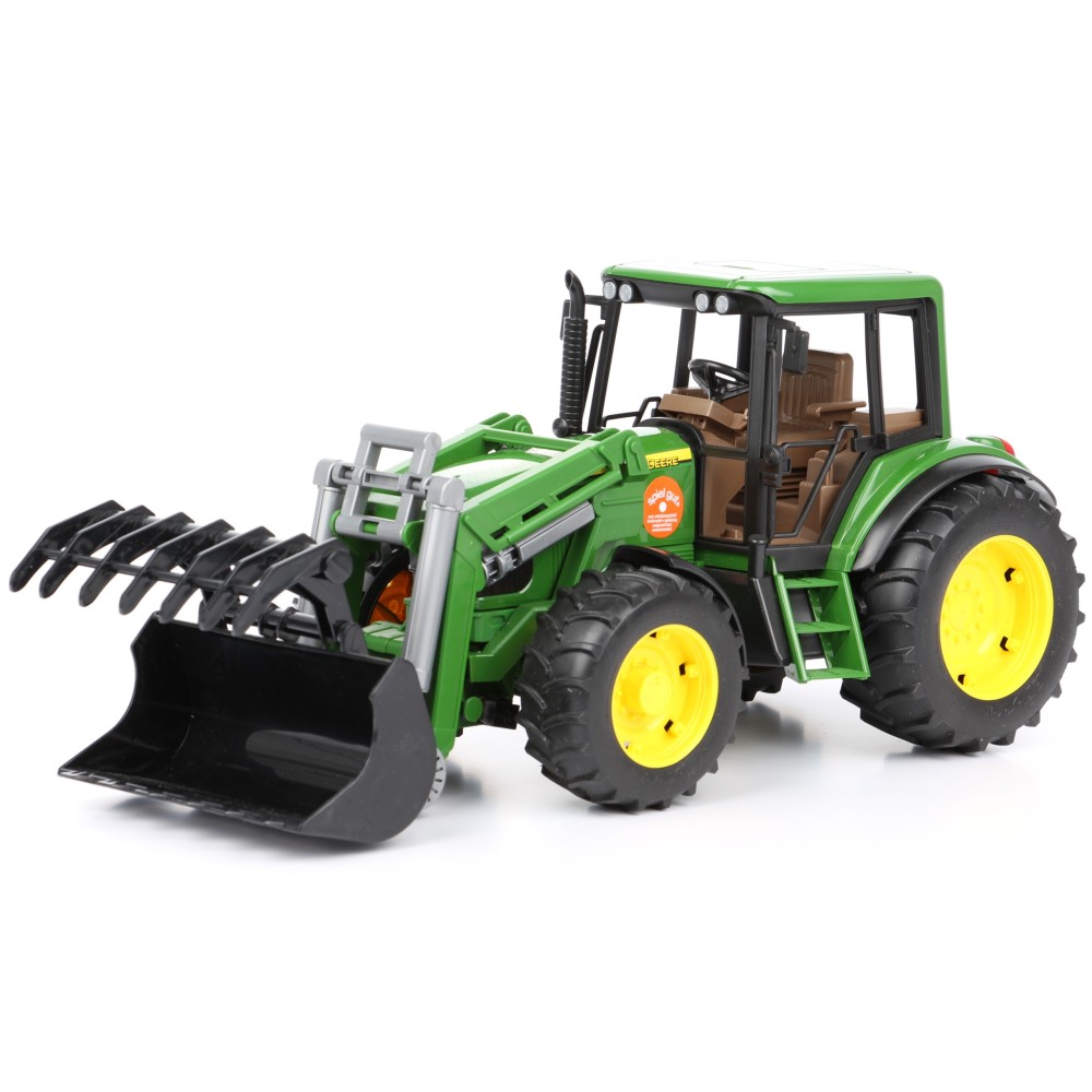 BRUDER 02052 TRAKTOR JOHN DEERE 6920 Z ŁADOWACZEM