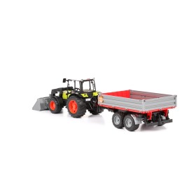 BRUDER 02112 TRAKTOR CLAAS NECTIS Z ŁADOW. I PRZY.