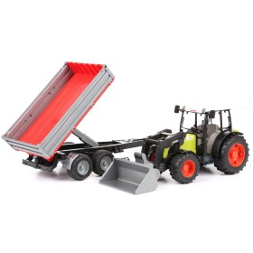 BRUDER 02112 TRAKTOR CLAAS NECTIS Z ŁADOW. I PRZY.