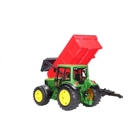 TRAKTOR JOHN DEERE 6920 Z PRZYCZEPĄ BRUDER 02057