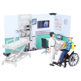 SZPITAL IZBA PRZYJĘĆ Z FIGURKAMI LEKARZA I PACJENTA 62711