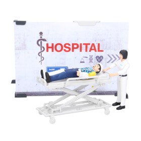 SZPITAL IZBA PRZYJĘĆ Z FIGURKAMI LEKARZA I PACJENTA 62711