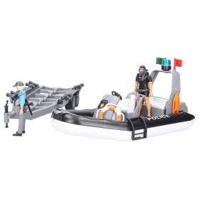 DOGDE RAM 2500 SAMOCHÓD POLICYJNY Z ŁODZIĄ BRUDER 02507