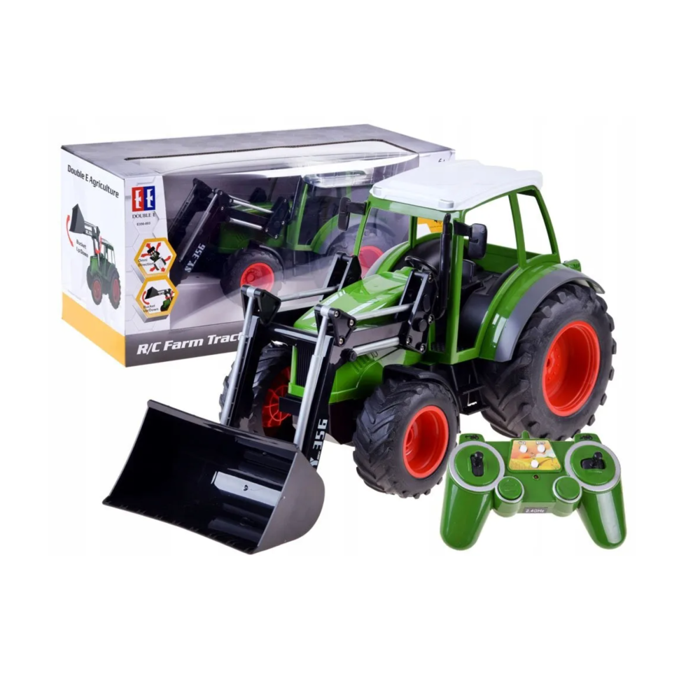 ZDALNIE STEROWANY TRAKTOR Z ŁADOWARKĄ DO-E356