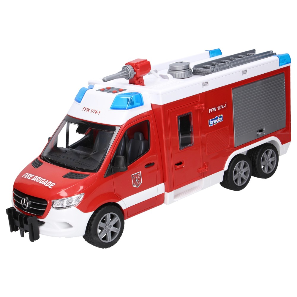 STRAŻ POŻARNA Z ARMATKĄ WODNĄ MERCEDES BENZ 02680