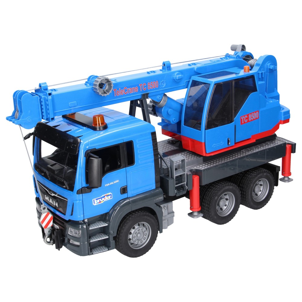MAN TGS Z DŹWIGIEM NIEBIESKI 03771