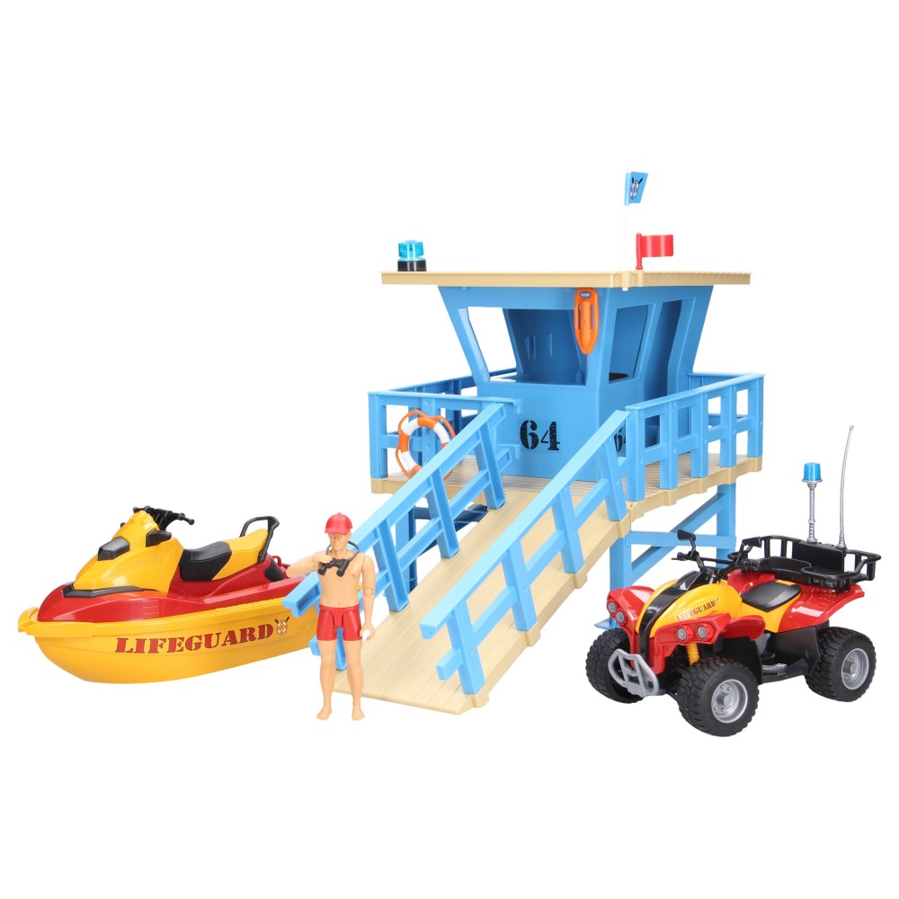 STANOWISKO PLAŻOWE RATOWNIKA WODNEGO Z QUADEM I SKUTEREM 62780