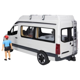 MERCEDES SPRINTER CAMPER BIAŁY Z FIGURKĄ I AKCESORIAMI 02672