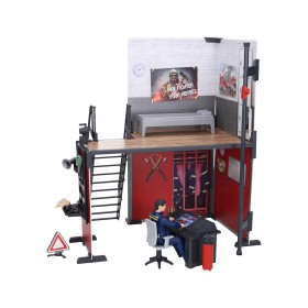 REMIZA STRAŻACKA Z FIGURKĄ STRAŻAKA I WYPOSAŻENIEM 62702