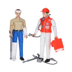 ZESTAW 2 FIGUREK Z AKCESORIAMI MEDYCZNO-AMBULANSOWYMI 62710