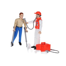 ZESTAW 2 FIGUREK Z AKCESORIAMI MEDYCZNO-AMBULANSOWYMI 62710