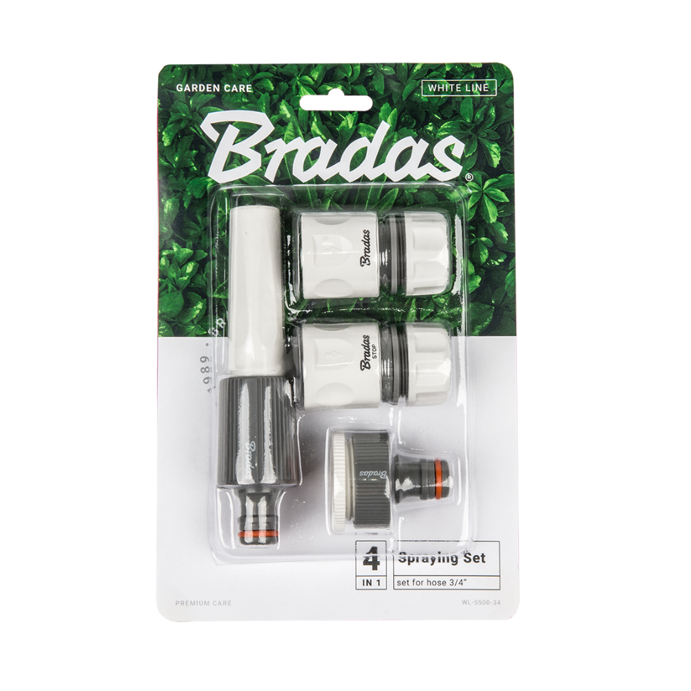 ZESTAW NAWADNIAJĄCY 4-ELEMENTY WHITE LINE BRADAS 3/4"