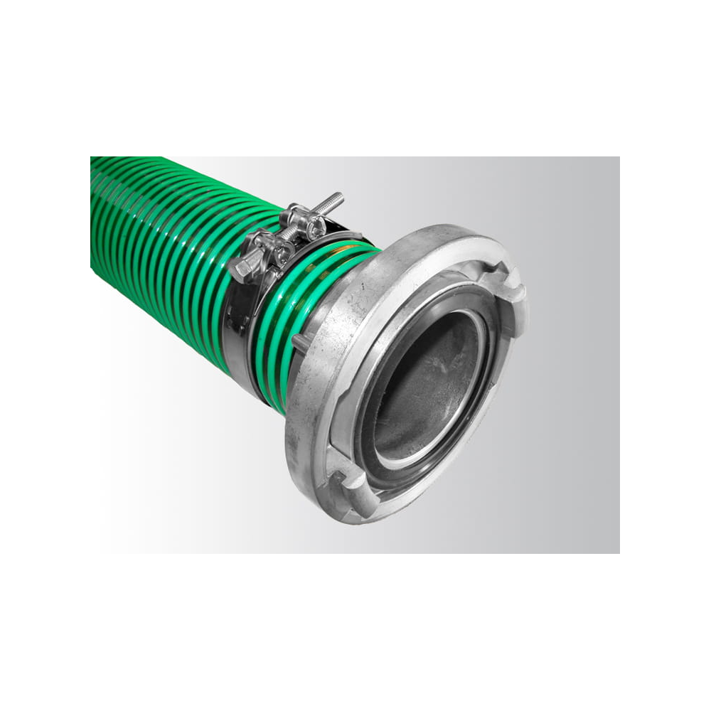 WĄŻ SSAWNO-TŁOCZNY 2M PVC SMF75 Z ŁĄCZNIKAMI 75MM