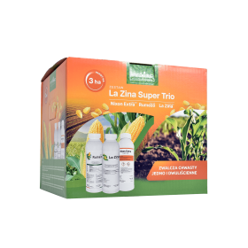 PAKIET LA ZINA SUPER TRIO 3HA ( LA ZINA 500 SC 2X1L + RUMEZO 200 SE 3X0,5L + HENIK EXTRA 40 OD 3X1L)