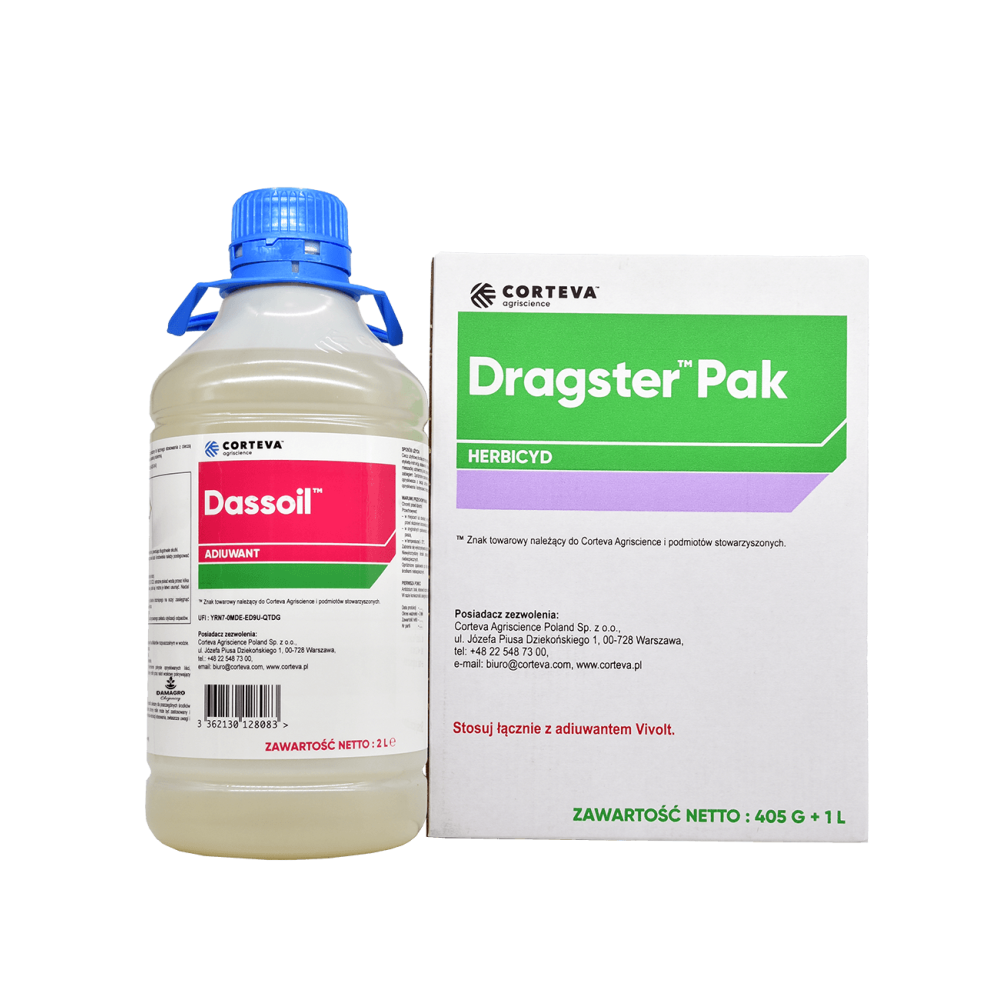 DRAGSTER PAK  3 ha ( DIABLO 1X1L + DRAGSTER 0,405 KG + DASSOIL 2L )